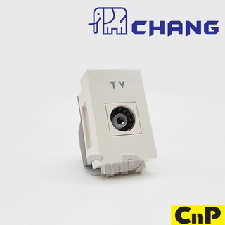 CHANG ปลั๊กทีวี (TV) สีขาว รุ่น PCH-905