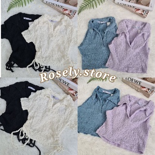 Rosely.store♡  รวมเสื้อผ้าย่น ไม่ต้องรีด🧺 งานน่ารัก ใส่สบาย