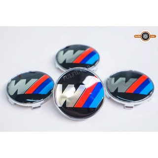 ฝาครอบดุมล้อ  ฝาครอบล้อ ฝาล้อรถ  ฝาครอบ BMW M 68MM