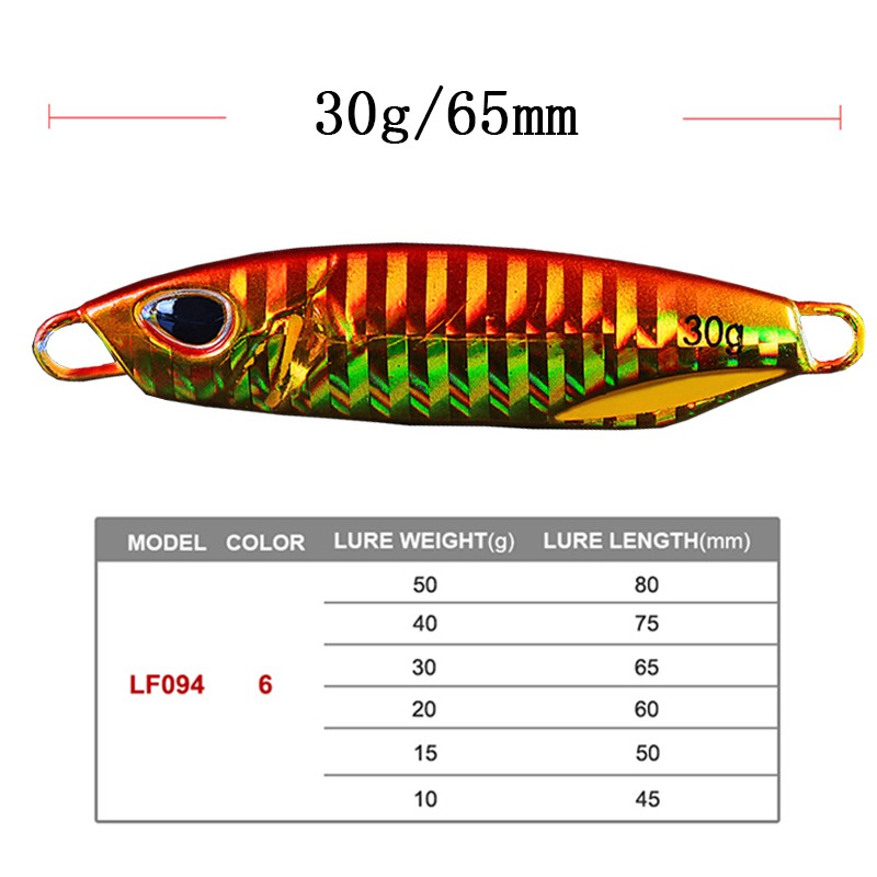 Pro BEROS 1PC ตะกั่ว Jigging เหยื่อ รูปที่ 2