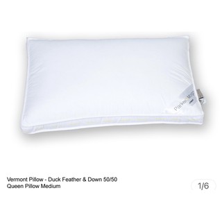 parker&amp;mogan vermont duck pillow หมอนขนเป็ด ราคาถูกกว่าแบรนแน่นอน