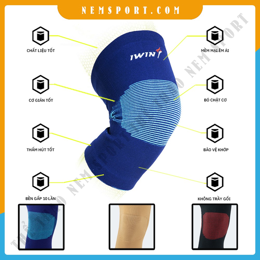 สนับเข่าป้องกันกีฬา Iwin Keppa Pro