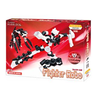 ASOBLOCK 1A10 Fighter Robo อโซบล็อค ชุด 1A10 หุ่นยนต์นักสู้ เป็นตัวต่อเสริมพัฒนาการ ผลิตในญี่ปุ่น เหมาะสำหรับเด็ก 5 ข...