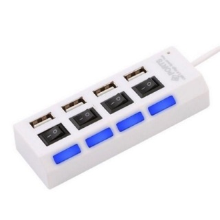 HUB USB 4 Port สวิซต์ ON/OFF 2.0 HUB Hi-Speed 480mbps