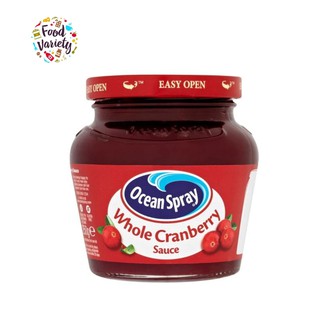 Ocean Spray Whole Berry Cranberry Sauce 250g โอเชี่ยนสเปรย์ ซอสแครนเบอร์รี่ 250 กรัม