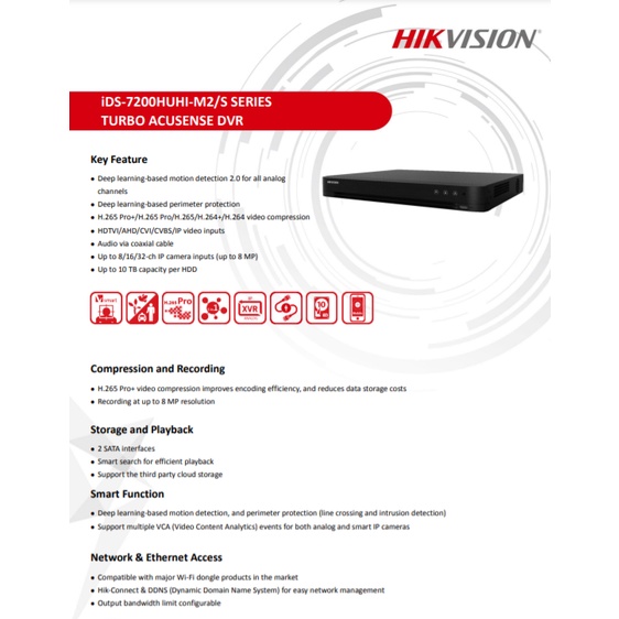 Hikvision ColorVu 3k กล้องวงจรปิด รุ่น DS-2CE12KF0T-FS 3.6mm//2.8mm(12)+DVR รุ่น iDS-7216HUHI-M2/S+ชุด2 หรือ 4H2JBS/AC #8