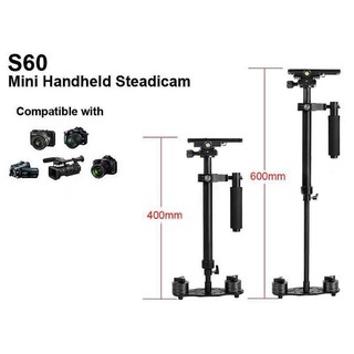 ไม้กันสั่น S60 Gradienter มือถือ Stabilizer Steadycam Steadicam พร้อมกล้องวิดีโอ DSL