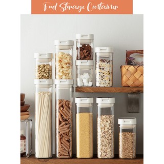 SH17 (พร้อมส่ง) Food Storage container : กล่องอะคริลิคสุญญากาศ กล่องถนอมอาหาร