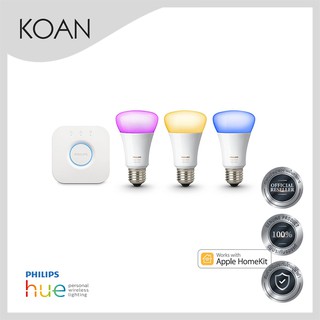 Philips Hue White and Colour Ambiance Starter Kit 10W A60 E27