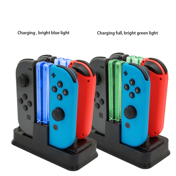 แท่นชาร์จจอย Con และ จอย Pro มีไฟบอกสถานะ ยี่ห้อ iPlay [Charging Dock For Nintendo Switch Joy-Con & Pro Controller]