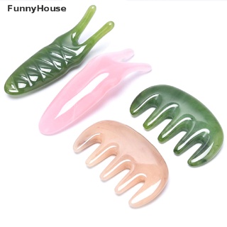 [FunnyHouse] แผ่นกัวซาคริสตัลธรรมชาติ สําหรับนวดจมูก และดวงตา