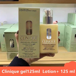 Clinique Dramatically different moisturizing gel125ml.Lotion+ 125 ml.คลีนิก ดราม่าทิคอลลี่ ดิฟิเรน มอยเจอร์ไรซิ่ง เจล125