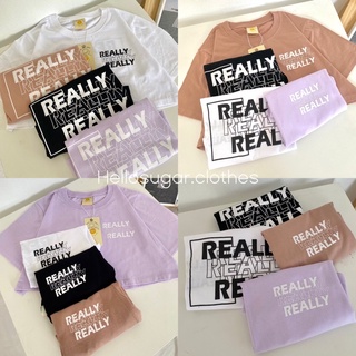 REALLY❓เสื้อครอปโอเวอร์ไซส์ oversize crop เนื้อผ้า คอตตอน 100%