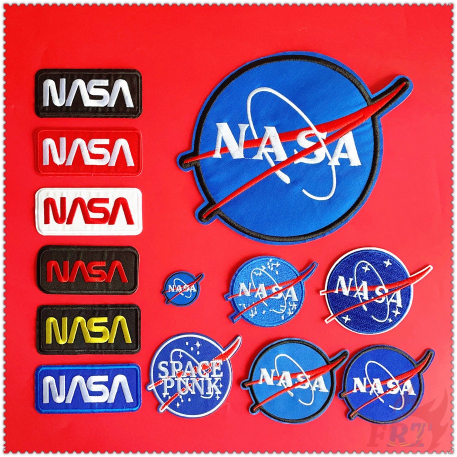 แผ่นรีดติดเสื้อ ลาย NASA Collections แผ่นแพทช์รีดติดเสื้อ ปักลาย Diy จํานวน 1 ชิ้น