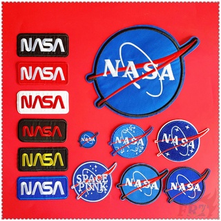 ✿ แผ่นรีดติดเสื้อ ลาย NASA Collections ✿ แผ่นแพทช์รีดติดเสื้อ ปักลาย Diy จํานวน 1 ชิ้น