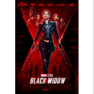 Poster Black widow marvel โปสเตอร์ นาตาชา โรมานอฟ