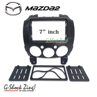 หน้ากากวิทยุขนาด2DIN สำหรับรถ MAZDA 2 ปี2013 สีดำ/ตรงรุ่น