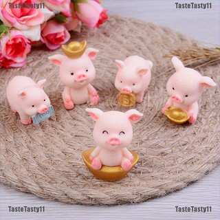 [TASTE] หมูจิ๋วน่ารัก สําหรับตกแต่งสวน Diy 5 ชิ้น ต่อชุด