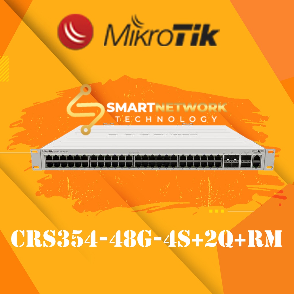 Mikrotik CRS354-48G-4S+2Q+RM   🔸 สินค้ารับประกัน   🔸 ออกใบกำกับภาษีได้