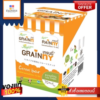 เกรนนี่ผสมผลไม้รวม แพ็ค16กรัมX12แท่งGRAINNY 15FRUITS WITH WHOLEGRAINS16G