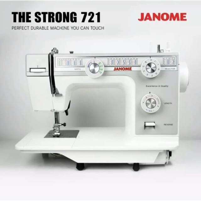 จักรเย็บผ้าแบบหูหิ้ว JANOME The Strong 721