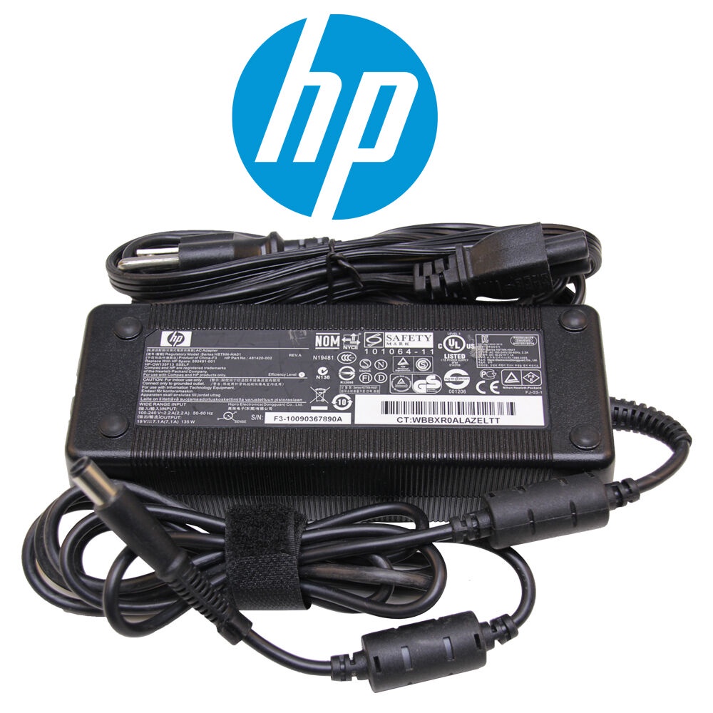 HP Compaq Ultra-Slim Small Form PC AC Adapter Power Supply Charger 135W 19V 7.1A