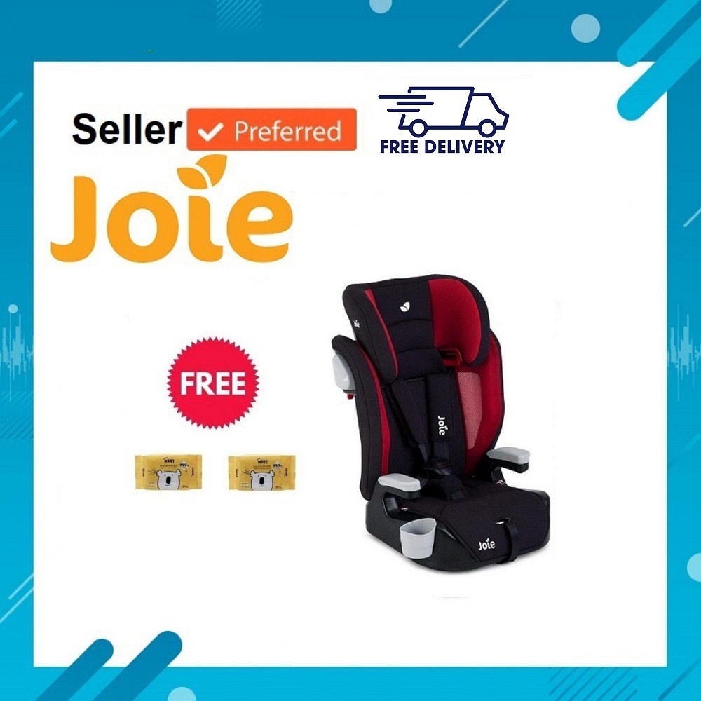 พร้อมส่งผ่อนได้ Joie Elevate Car Seat Cherry ของแท้ศูนย์ไทย With Free