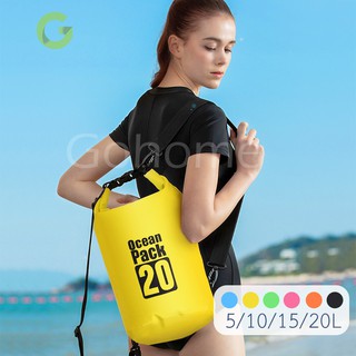 กระเป๋ากันน้ำ ถุงกันน้ำ Waterproof Bag 5ลิตร 10ลิตร 15ลิตร