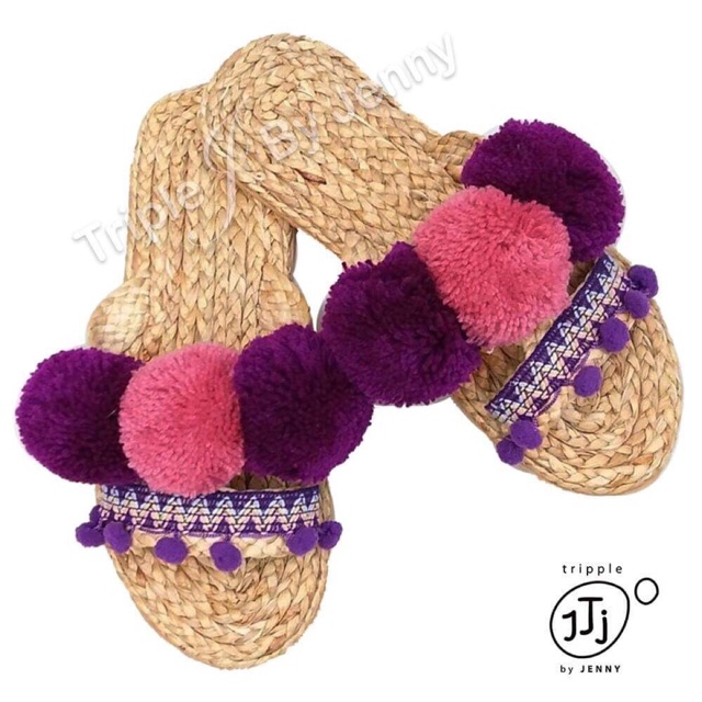 รองเท้าสานผักตบชวาshose