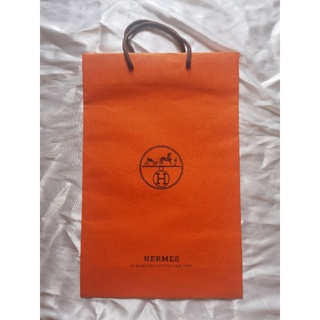 ถุงกระดาษ​hermes แท้​ 100%