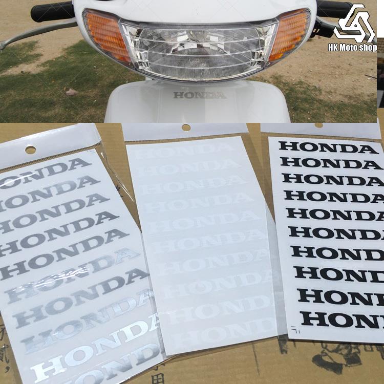 Honda Wuyang หัวรถจักรยานยนต์ HONDA สติ๊กเกอร์โลโก้รูปลอก Honda เบาะแผงหางด้านหน้าโลโก้เช่น