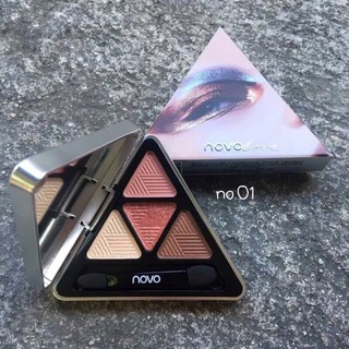 Novo Soft Eyeshadow Lasting Make Up 6g. มีให้เลือก 4 เบอร์สวยๆ แต่งได้ทั้งลุคออกงานใสๆ หรือลุคแซ่บๆ ค่ะ