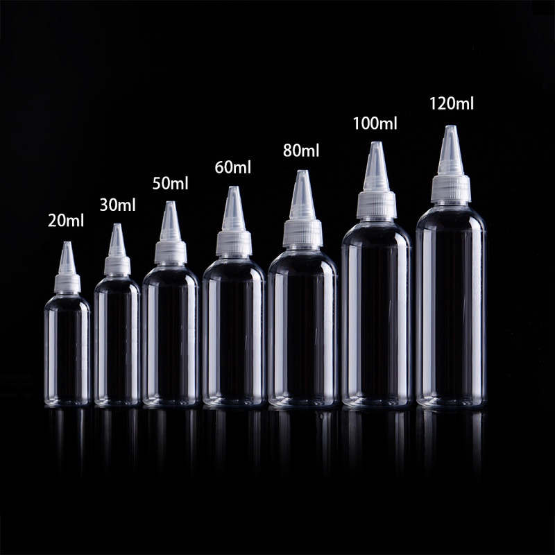 ขวดบีบพลาสติกใส หลายขนาด สําหรับใส่น้ําส้มสายชู น้ํามัน ไซรัป - รูปที่ 6