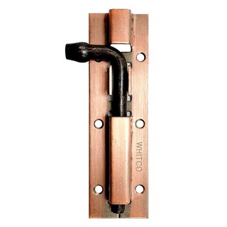 กลอนทั่วไป WHITCO WBAAC 4 นิ้ว สีทองแดงรมดำ 1 ชิ้น/ชุด  DOOR LATCH WHITCO WBAAE 4" ANTIQUE COPPER 1EA/SET