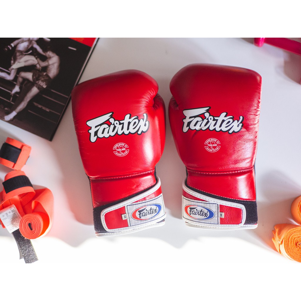 Fairtex Boxing Gloves BGV6 RED Super Sparring Version 14 Oz