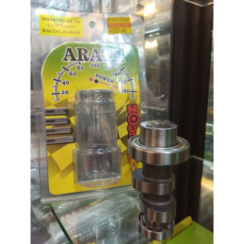 เพลาลูกเบี้ยว Racing Arata Wave125 S4-5 / S4-9