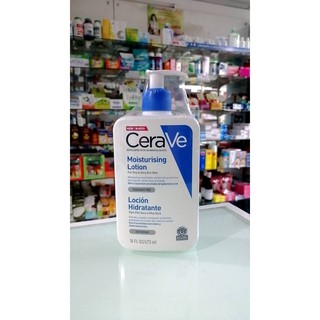 Cerave moisterizer lotion 473ml แพค​เดี๋ยว โลชั่นบำรุงสำหรับผิวหน้าและกาย  ของแท้ ของใหม่ ฉลากไทย