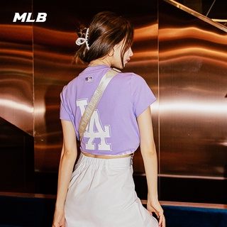 พร้อมส่ง Mlb เสื้อยืดแขนสั้นพิมพ์ลายโลโก้ทรงหลวมแฟชั่นฤดูร้อนสําหรับผู้ชายและผู้หญิง New Ts0