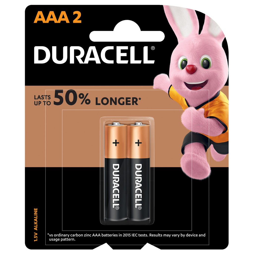 Duracell ถ่านอัลคาไลน์ AAA (เลือกขนาดแพค)