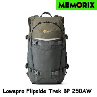 ถูกที่สุด ของแท้ Original LOWEPRO FLIPSIDE TREK BP 250 AW  (GREY / DARK GREEN)