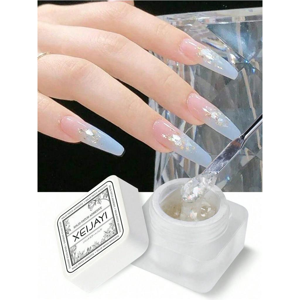 1 PC Glitter เล็บเจล, Shimmery Diamond Sequins Gel Polish, Sparkle เล็บสําหรับ Home Nails DIY