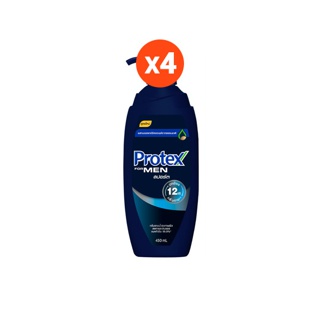 [ส่งฟรี ขั้นต่ำ 200.-] Protex โพรเทคส์ ฟอร์เมน สปอร์ต 450 มล. ขวดปั๊ม รวม 4 ขวด ให้ความรู้สึกสะอาดสดชื่น (ครีมอาบน้ำ)