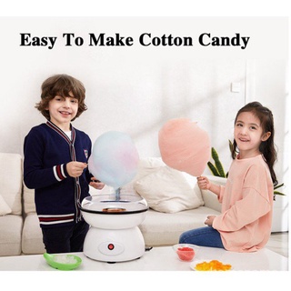 เครื่องทำสายไหมสำหรับเด็ก Mini Electric Cotton Candy Maker Marshmallow Machine Children Snack Maker พร้อมส่ง