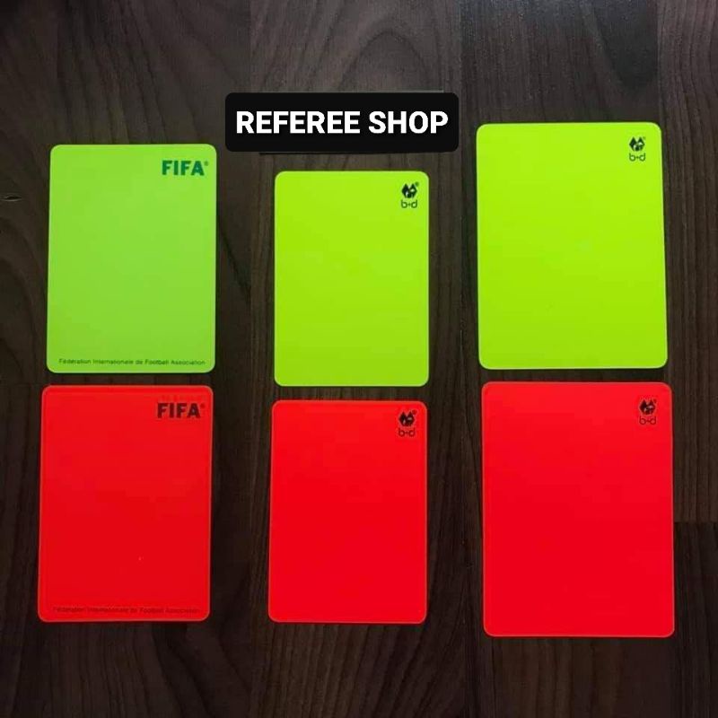 REFEREE CARD FIFA RED/YELLOW