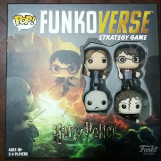 FUNKOVERSE strategy game harry potter บอร์ดเกมแฮร์รี่ พอตเตอร์ มาพร้อมโมเดล 4 ตัว