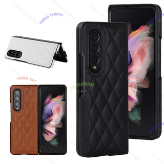 Z Fold3 เคสหนังแบบรวมทุกอย่างป้องกันการตกสำหรับ Samsung Galaxy Z Fold 3 zfold3 เคสโทรศัพท์มือถือพับเคสโทรศัพท์