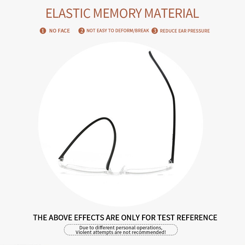 แว่นตาอ่านหนังสือ ความละเอียดสูง น้ําหนักเบาพิเศษ แฟชั่นสําหรับผู้สูงอายุ - รูปที่ 4
