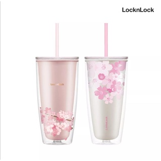 New LocknLock Sakura Double Wall Cold Cup แก้วน้ำสองชั้นขนาด 720 ml.