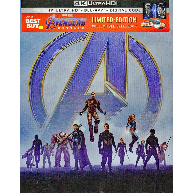 Avengers: Endgame/อเวนเจอร์ส: เผด็จศึก (4K UHD + Blu-ray + Blu-ray Bonus Disc) (4K+BD ไม่มีเสียงไทย 