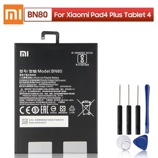 Xiaomi Original Replacementแบตเตอรี่BN80สำหรับXiaomi Pad4 Plusแท็บเล็ต4 Pad4 Plus 8620MAhแท้แท็บเล็ตแบตเตอรี่